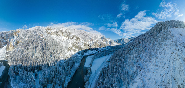 Rheinschlucht, Bonaduz, Graubünden, Schweiz, Switzerland